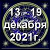 Гороскоп азарта на неделю - с 13 по 19 декабря 2021г